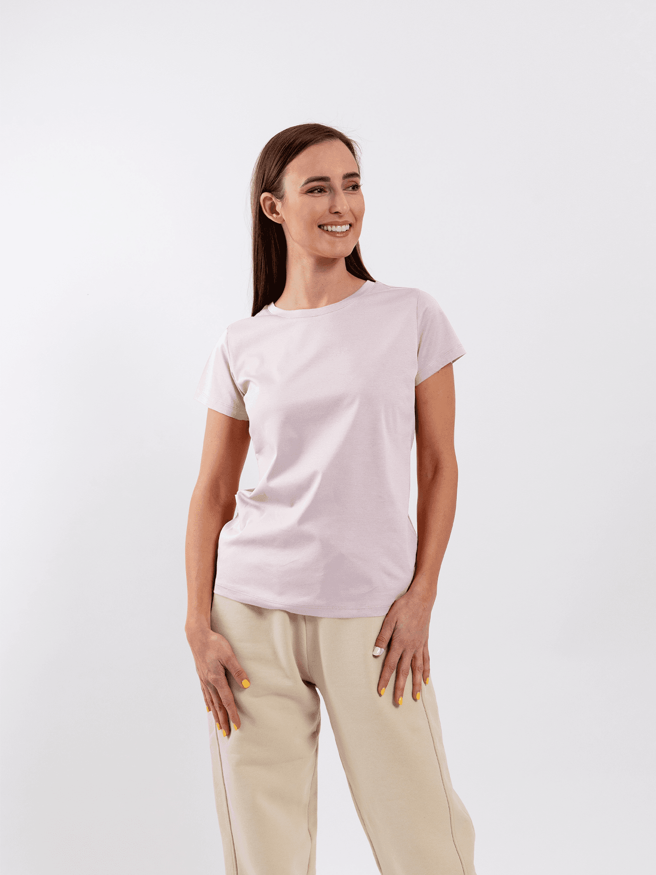 BeLenka 's Round Neck T-shirt Be Lenka Essentials - Powder